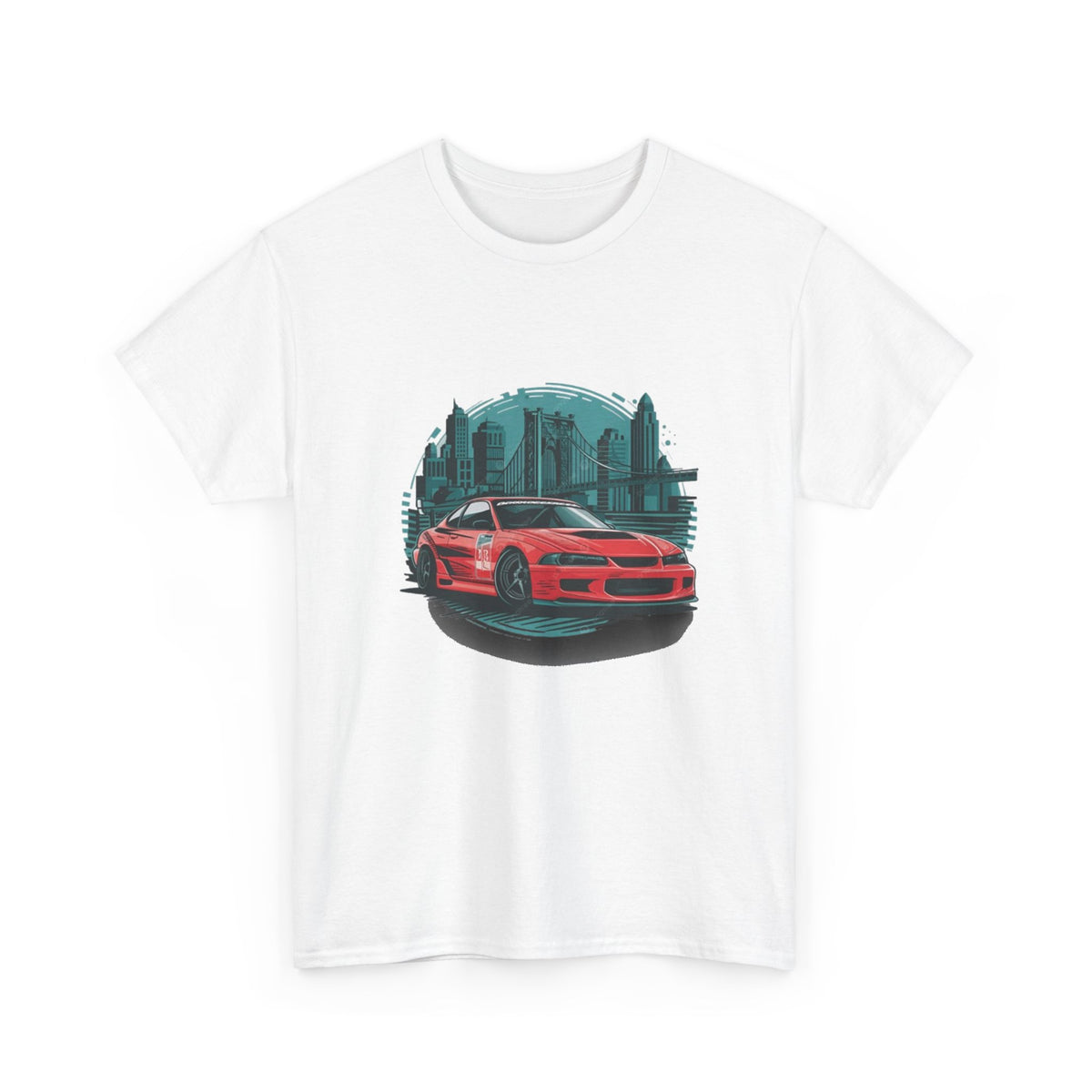 Sports car graphic tee