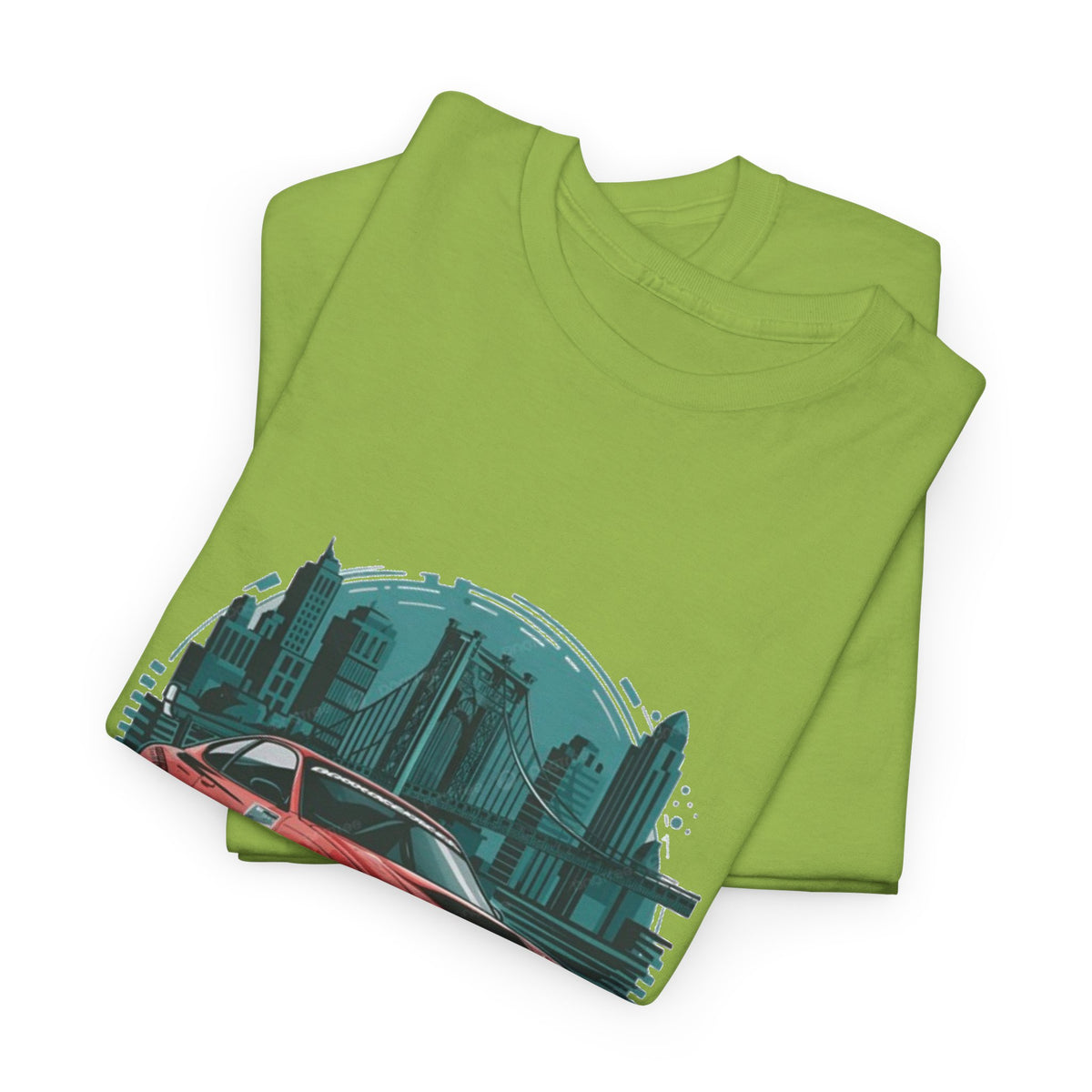 Sports car graphic tee