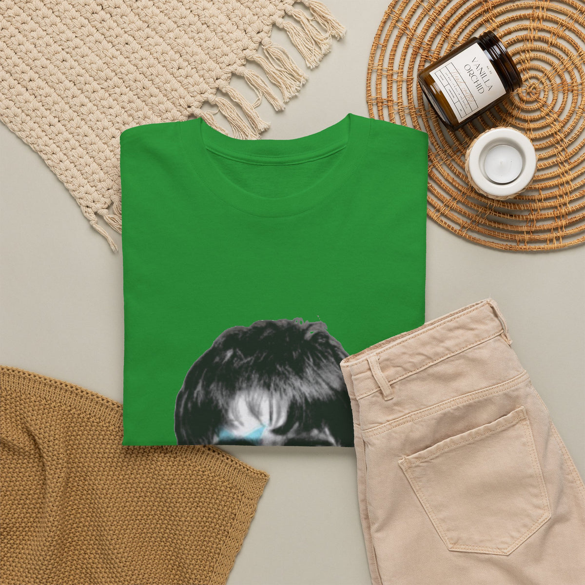 Liam Gallager Star face Graphic tee