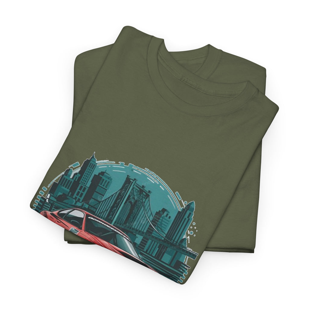 Sports car graphic tee
