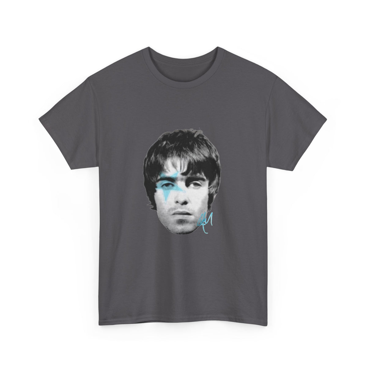 Liam Gallager Star face Graphic tee