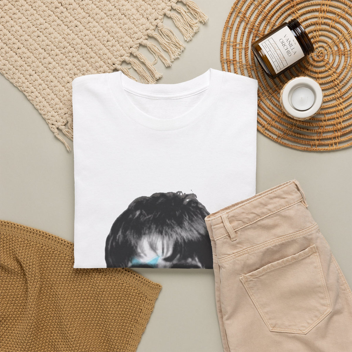 Liam Gallager Star face Graphic tee