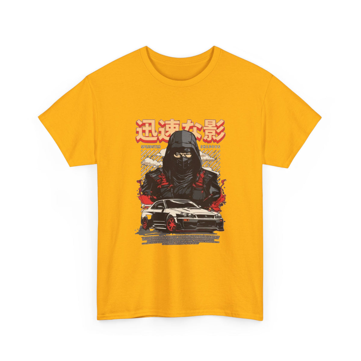 Japanese samurai Skyline Graphic tee