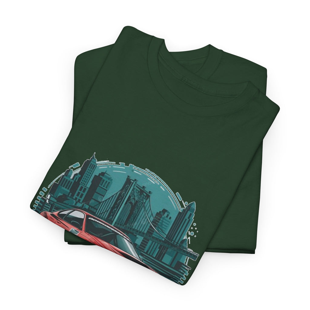 Sports car graphic tee
