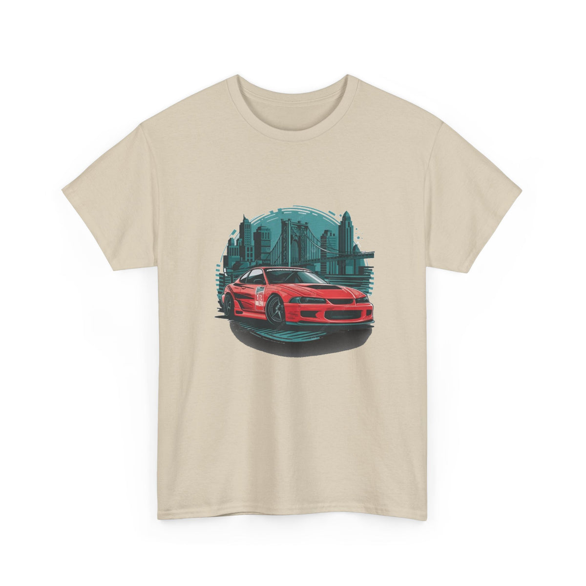 Sports car graphic tee