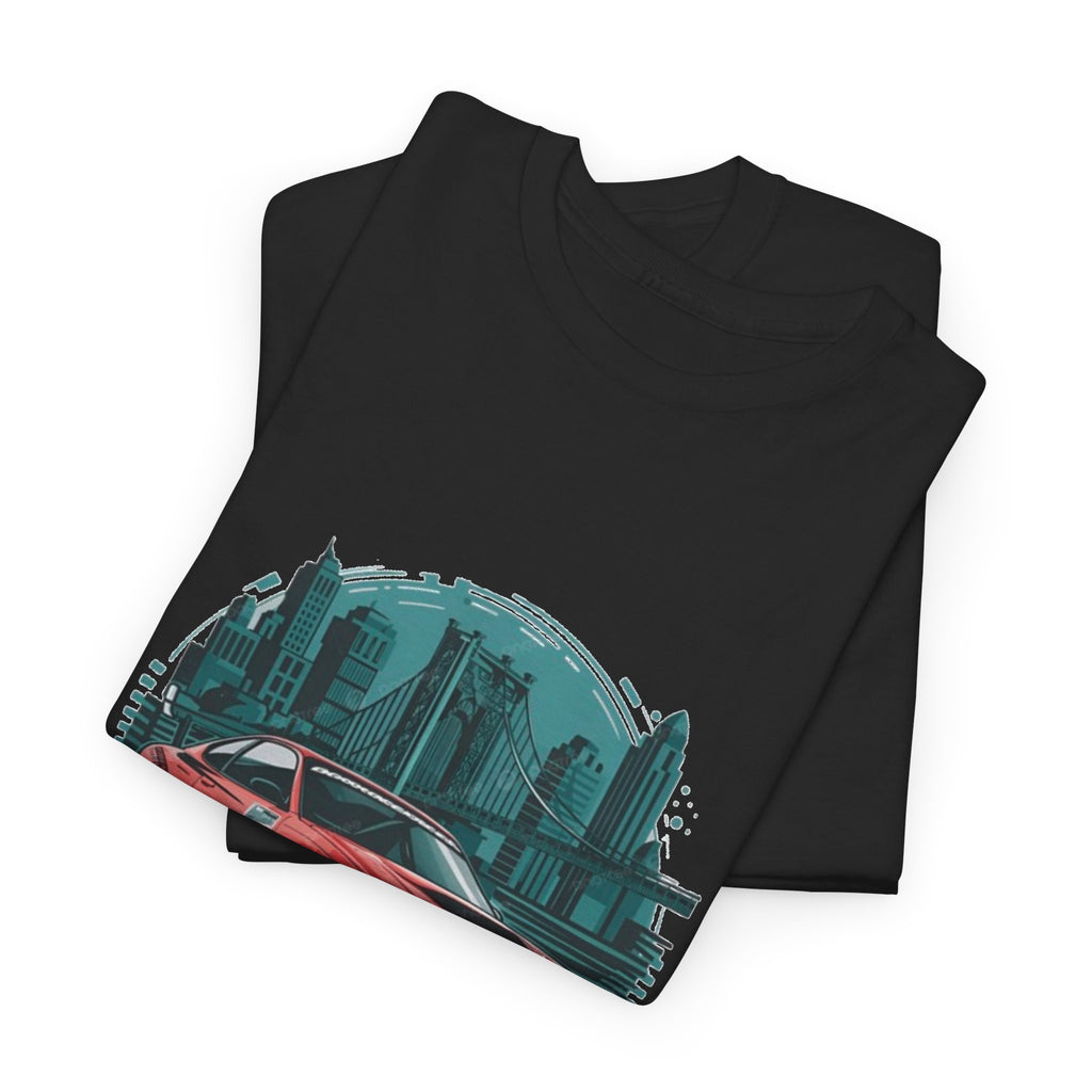 Sports car graphic tee