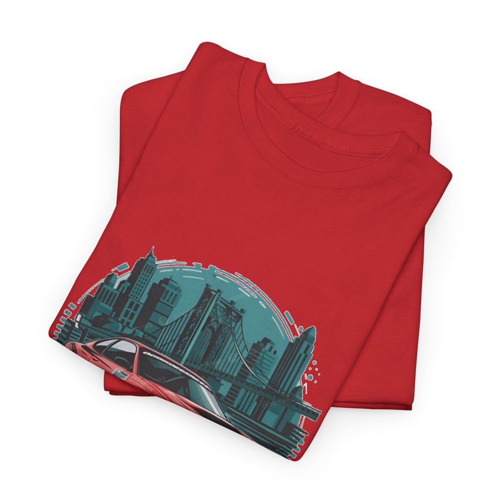 Sports car graphic tee