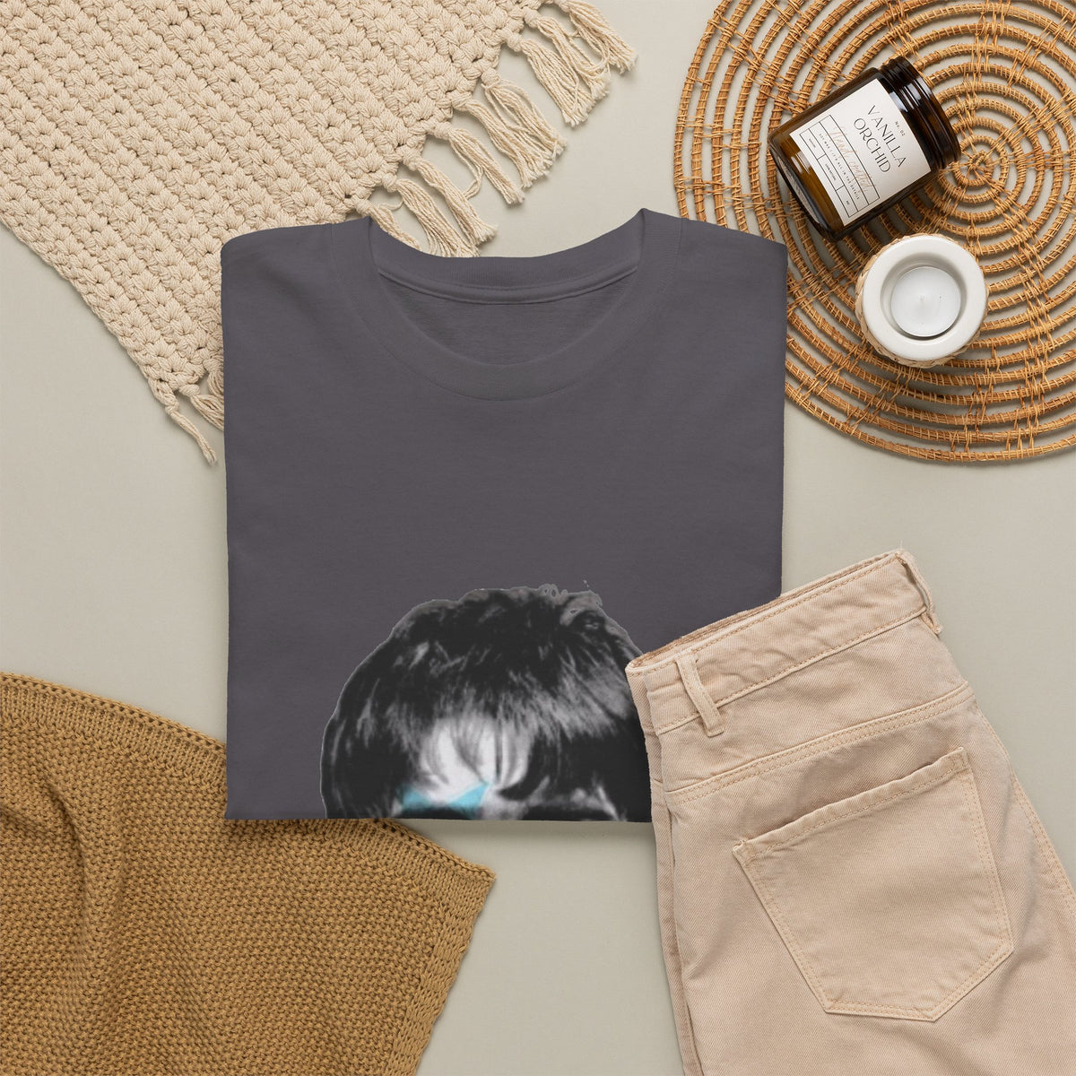 Liam Gallager Star face Graphic tee