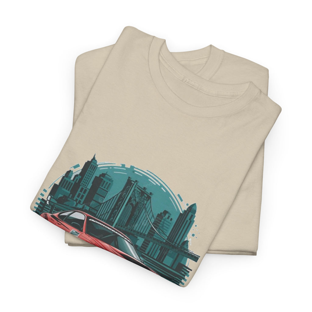 Sports car graphic tee