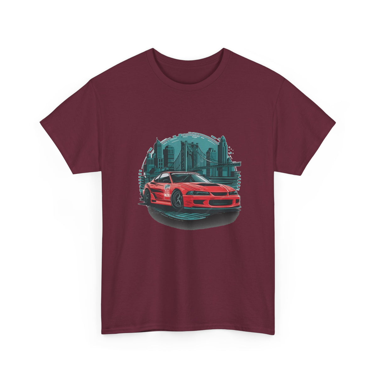Sports car graphic tee