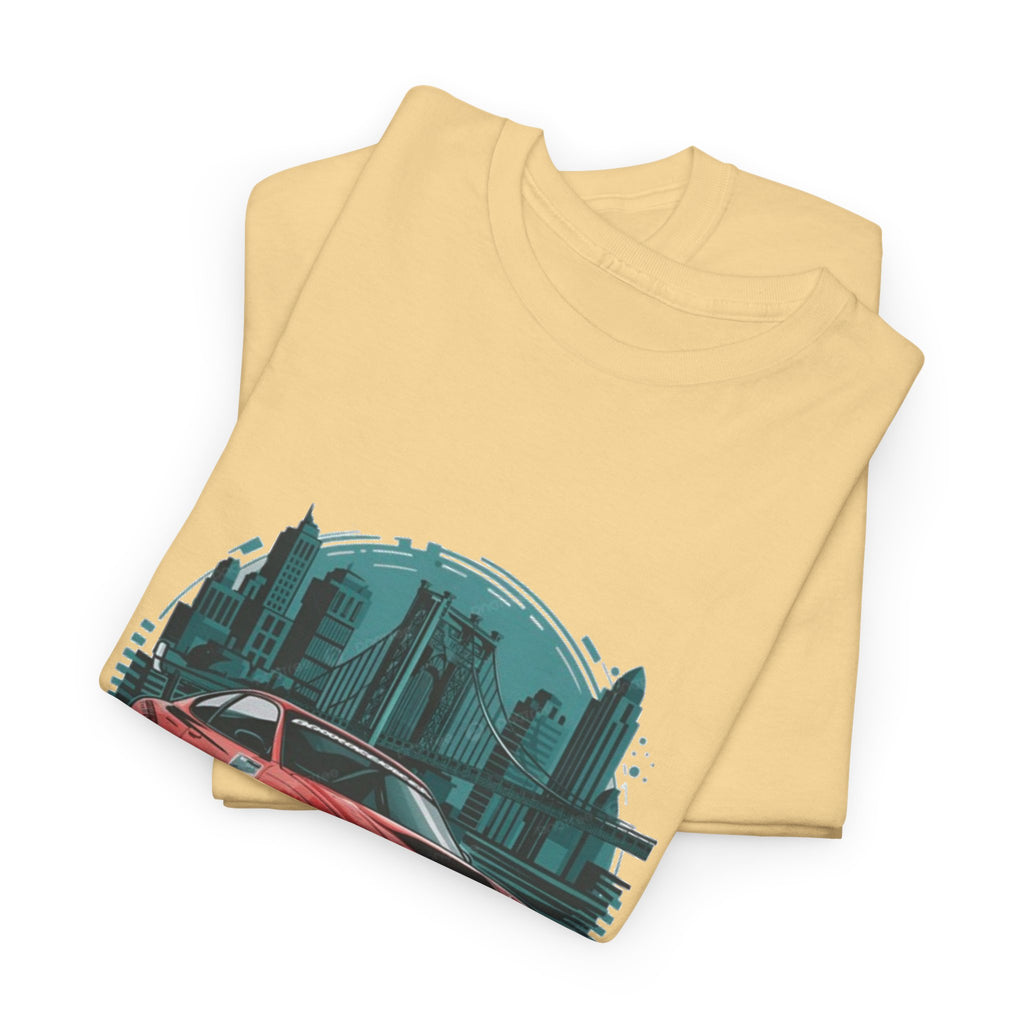 Sports car graphic tee