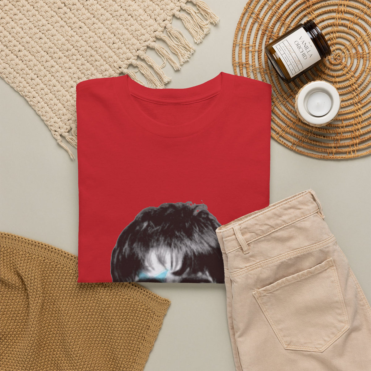 Liam Gallager Star face Graphic tee