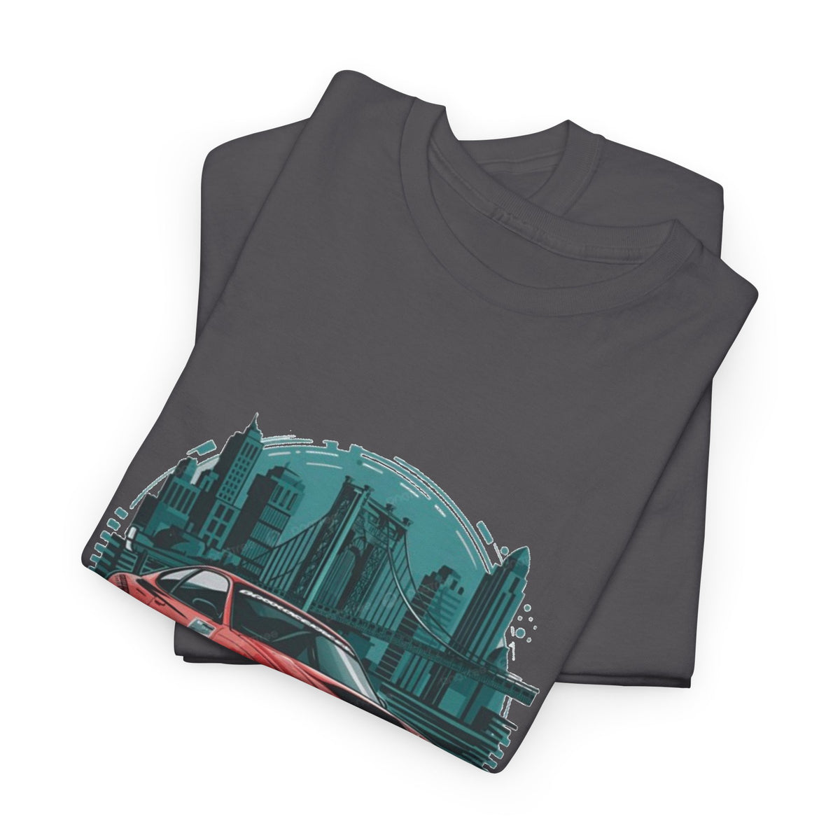 Sports car graphic tee