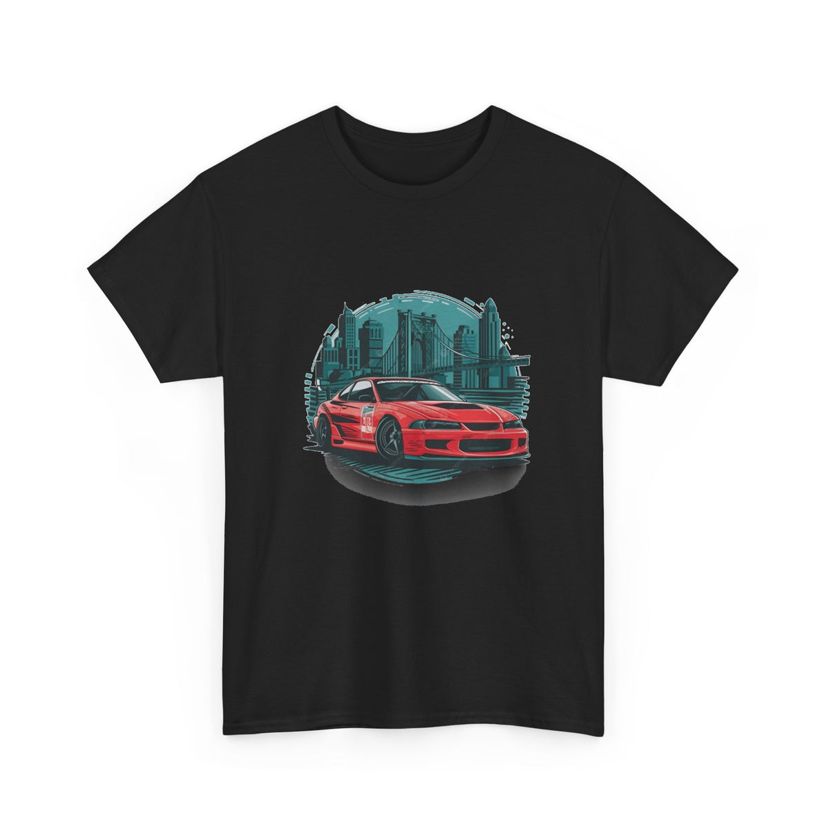 Sports car graphic tee
