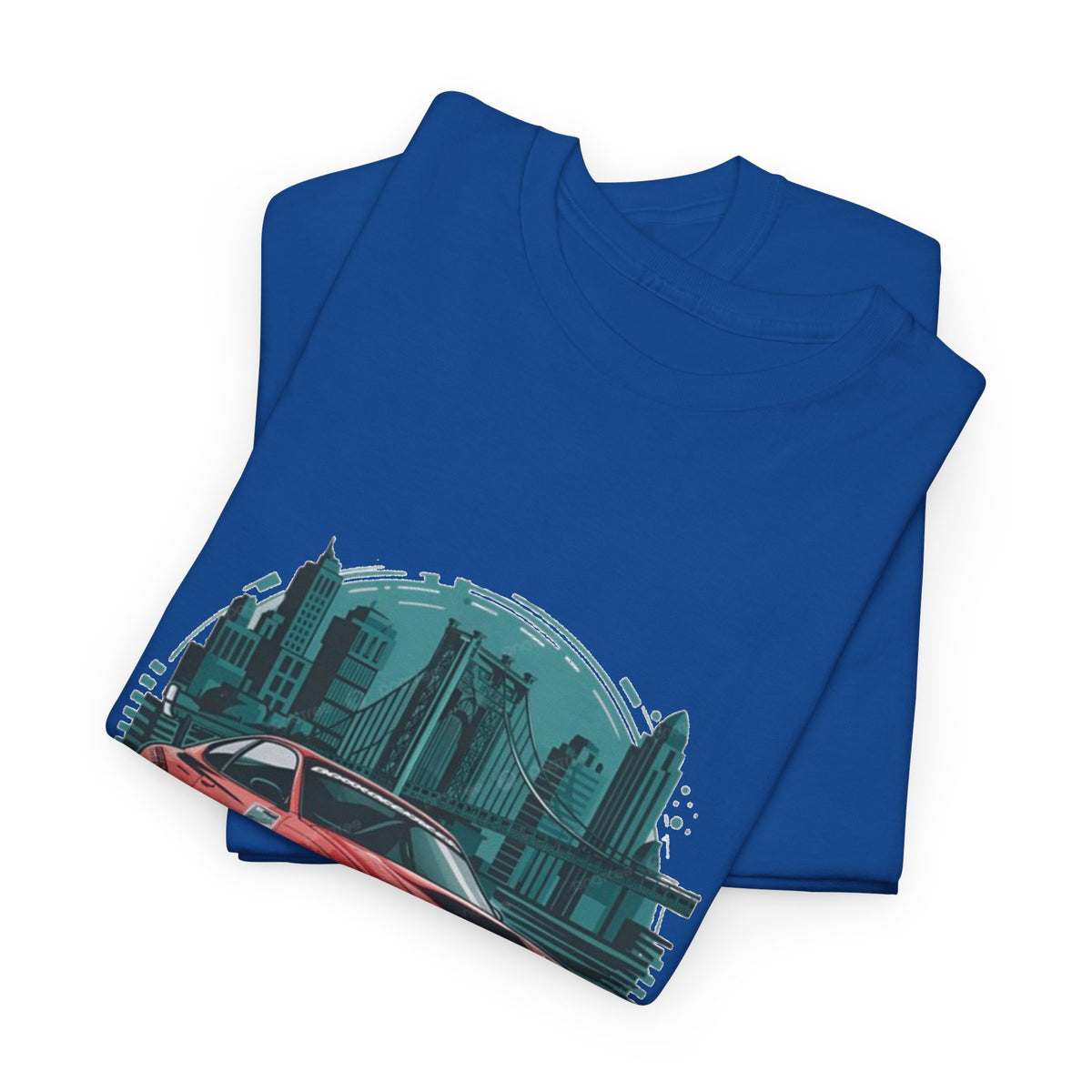 Sports car graphic tee
