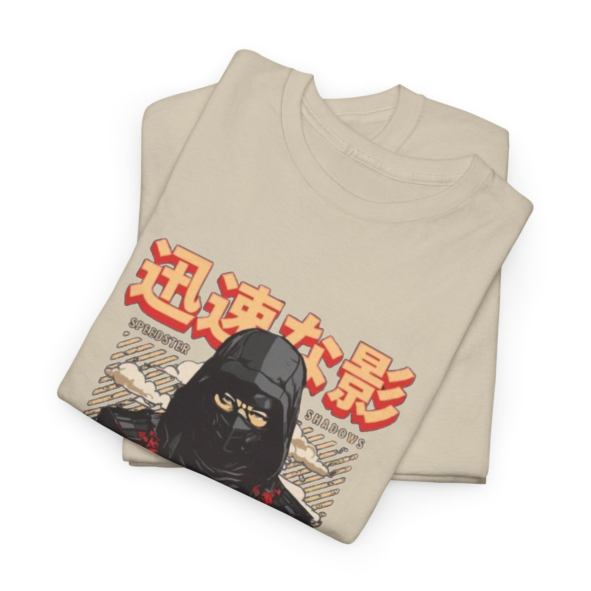 Japanese samurai Skyline Graphic tee
