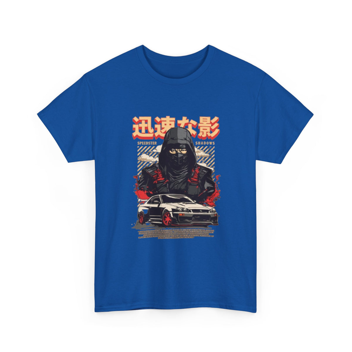 Japanese samurai Skyline Graphic tee