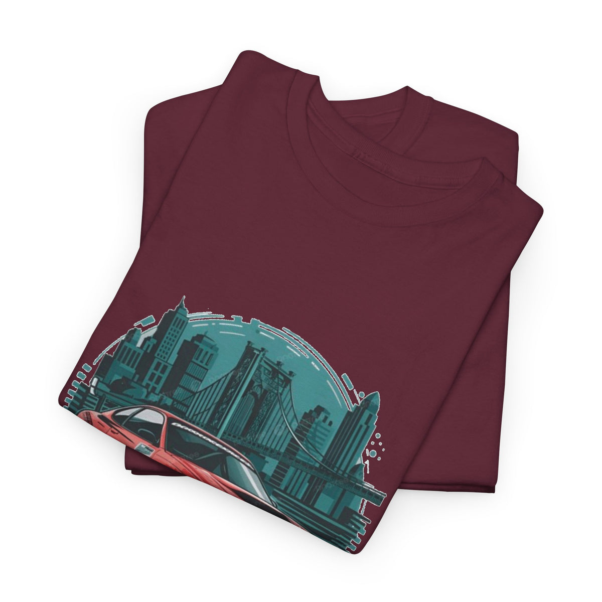 Sports car graphic tee