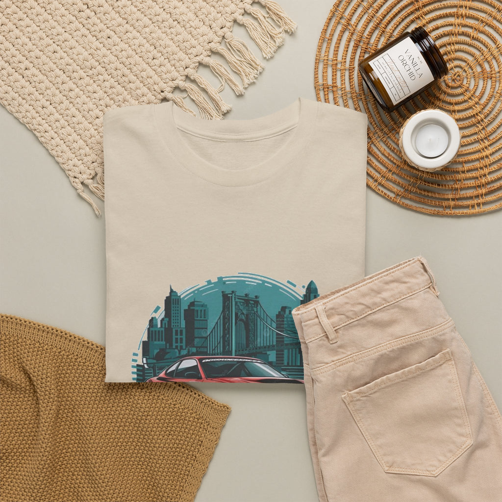 Sports car graphic tee