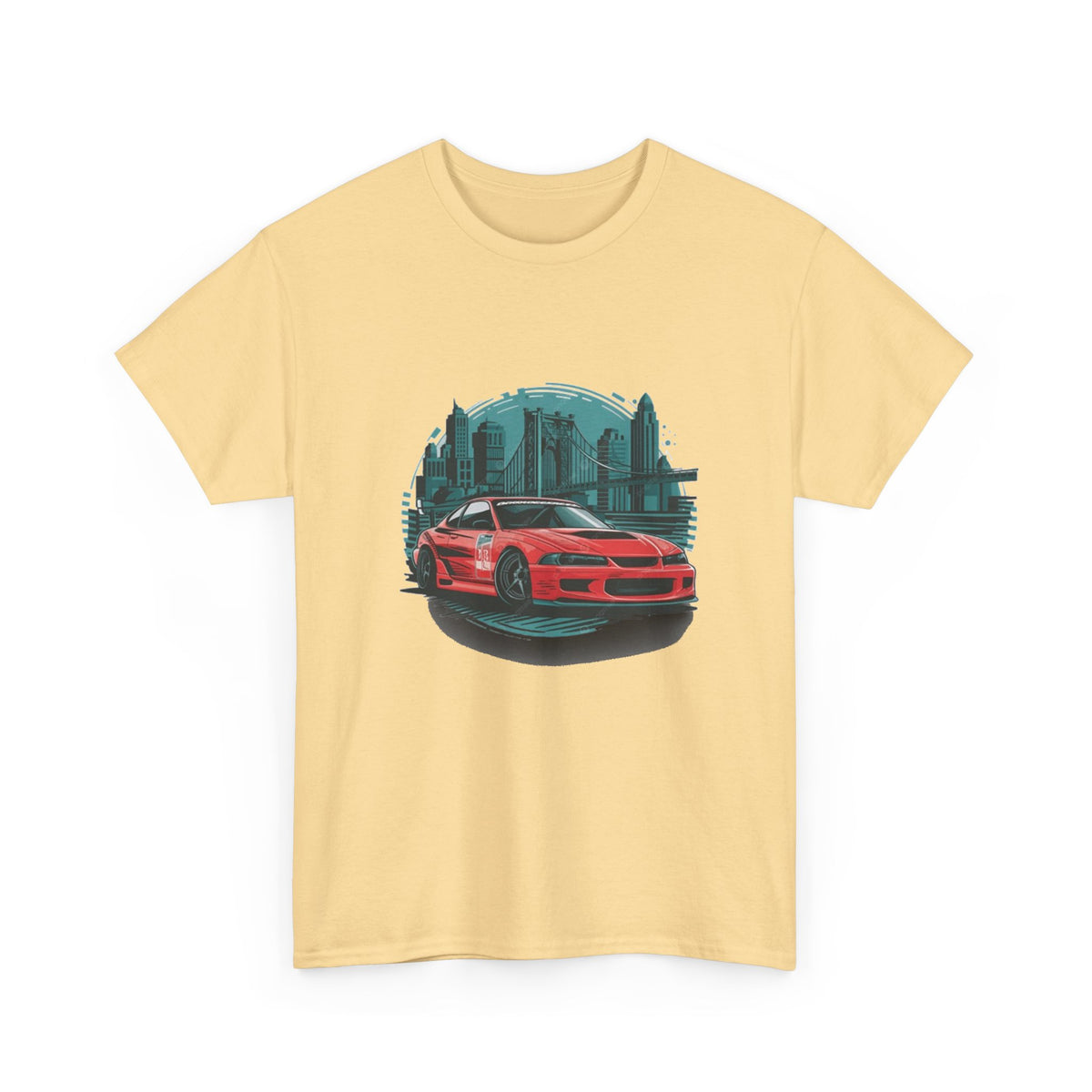 Sports car graphic tee