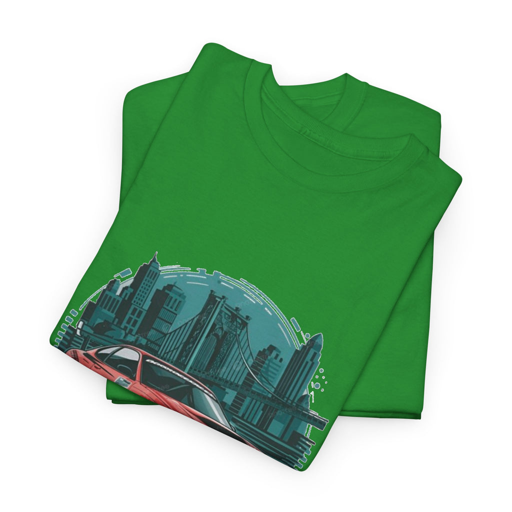 Sports car graphic tee