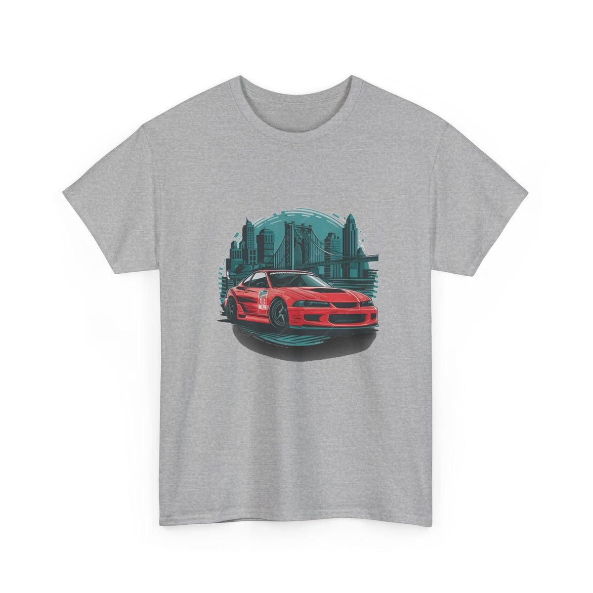 Sports car graphic tee