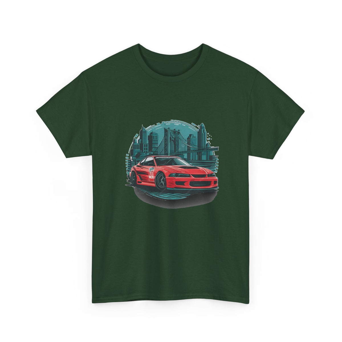 Sports car graphic tee