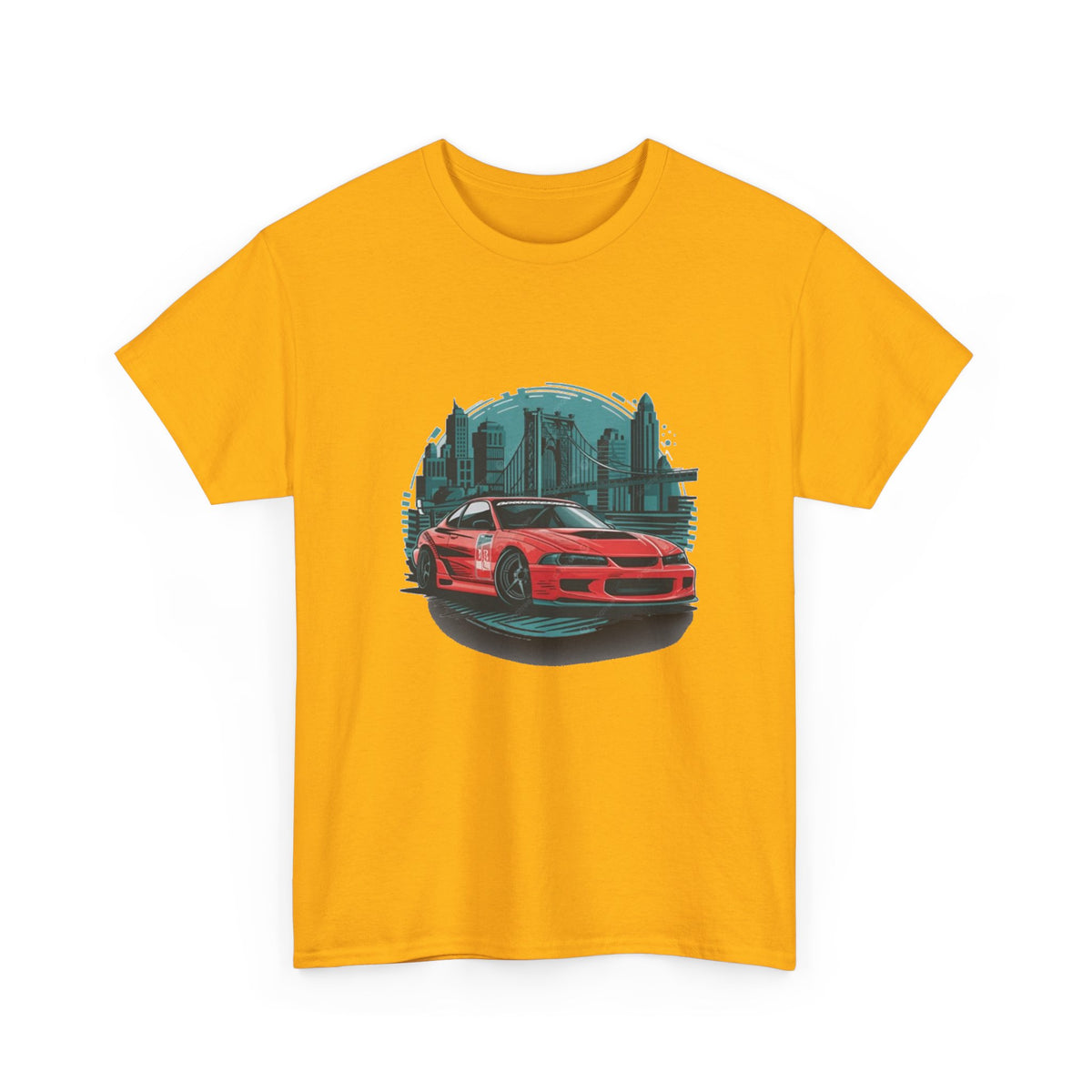 Sports car graphic tee