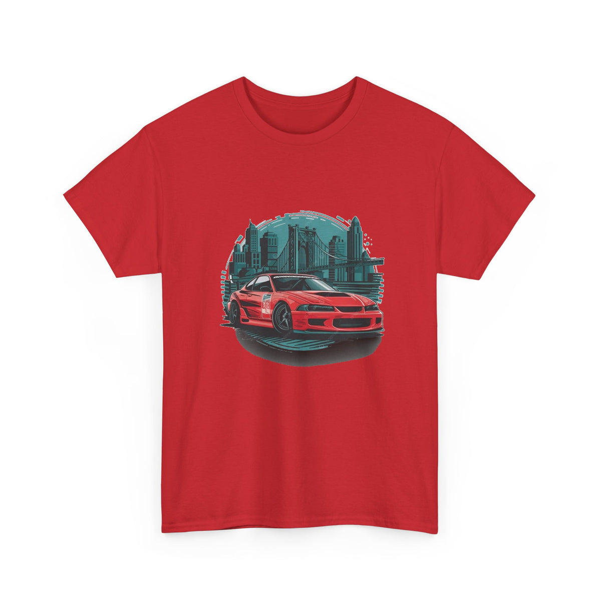 Sports car graphic tee