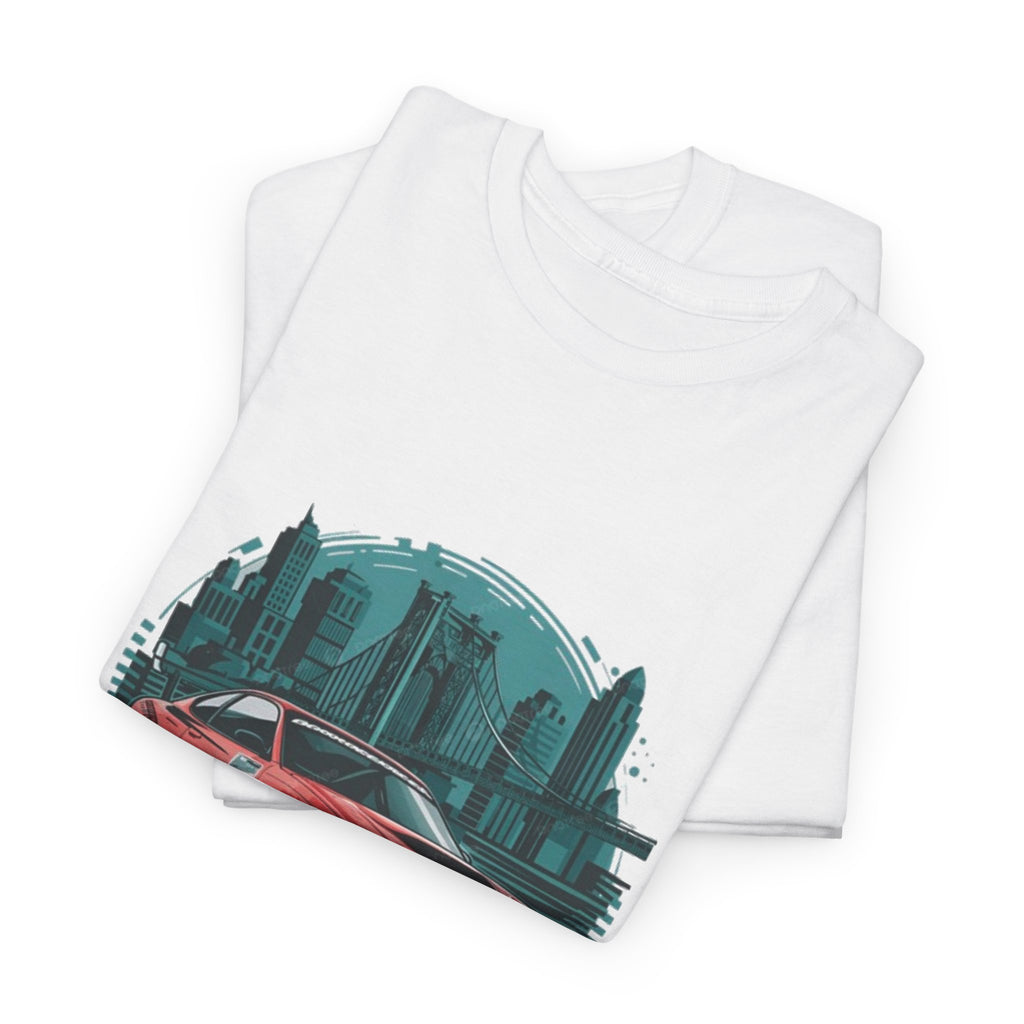 Sports car graphic tee